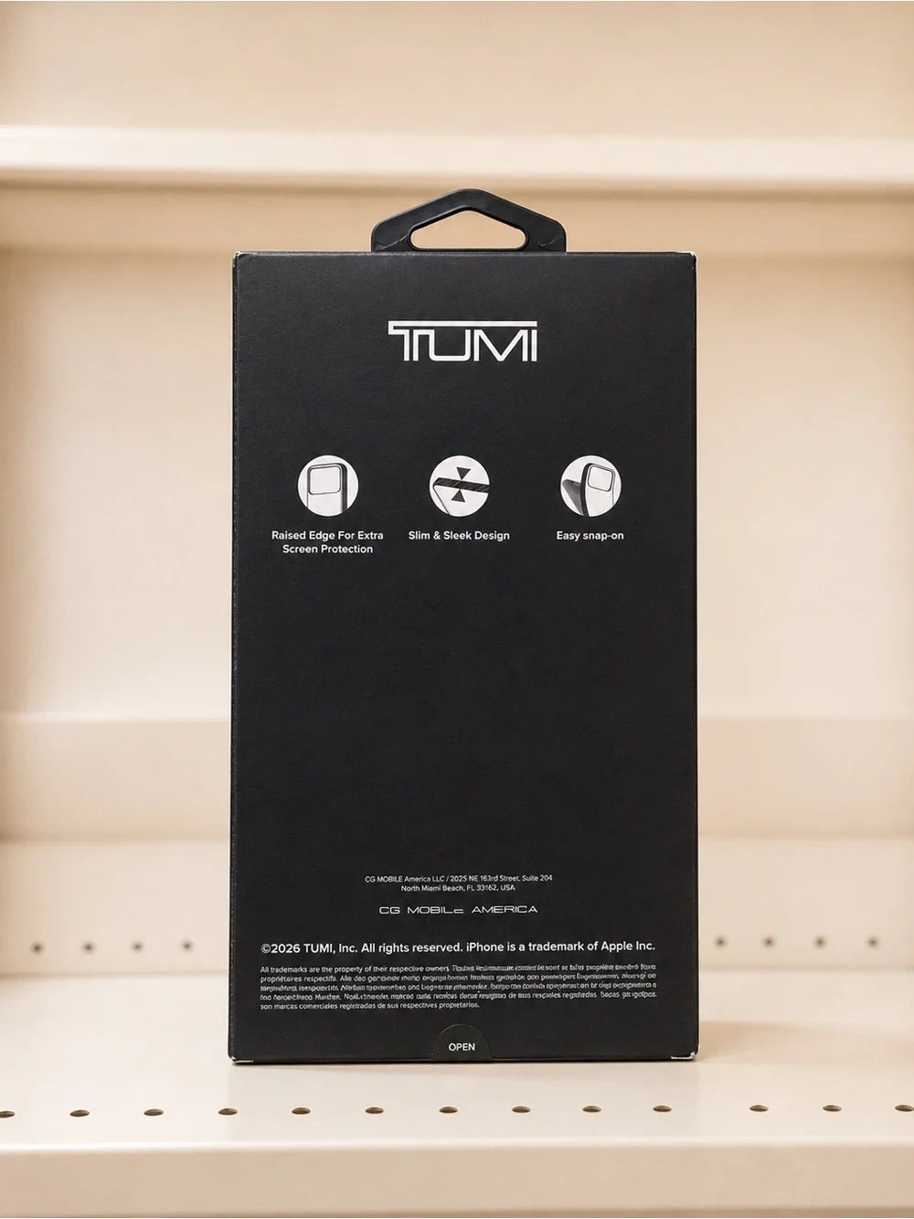 TUMI Clear MagSafe Case for iPhone 17 Pro Max